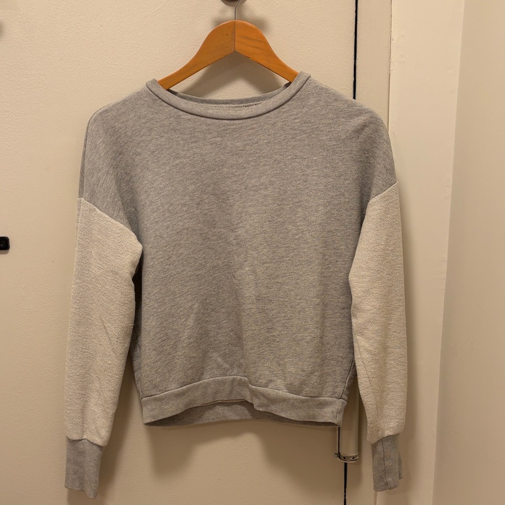 NSF Gray Colorblock Sweater